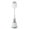 Kids Oxo Tot Cleaning & Food Preparation|Cleaning & Sterilizing>Bottle Brush with Nipple Cleaner and Stand - Grey