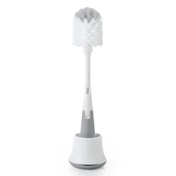 Kids Oxo Tot Cleaning & Food Preparation|Cleaning & Sterilizing>Bottle Brush with Nipple Cleaner and Stand - Grey