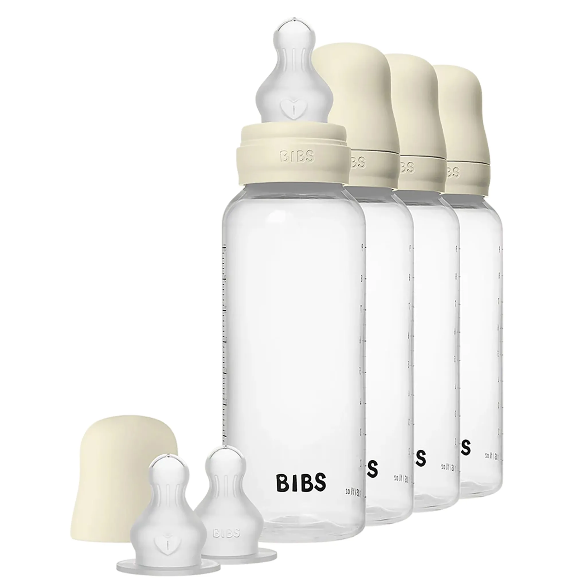 Bibs Bottles & Nipples|Breastfeeding>Bottle 4pack 270ml -Ivory