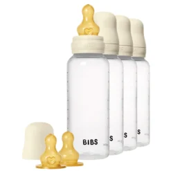 Bibs Bottle 4pack 270ml Latex- Ivory