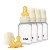 Bibs Bottle 4pack 150ml Latex -Ivory