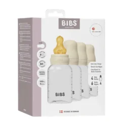 Bibs Bottle 4pack 150ml Latex -Ivory