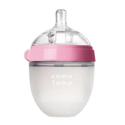 Como Tomo Bottles & Nipples|Breastfeeding>Bottle Squeezable 4oz - Pink