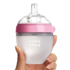 Como Tomo Bottles & Nipples|Breastfeeding>Bottle Squeezable 4oz - Pink