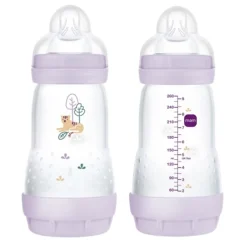 Mam Baby Bottles 9oz (2) -Lilac