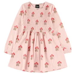 Kids Chat Botte Bouquets AOP Poetry Dress 2-8