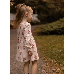 Kids Chat Botte Bouquets AOP Poetry Dress 2-8