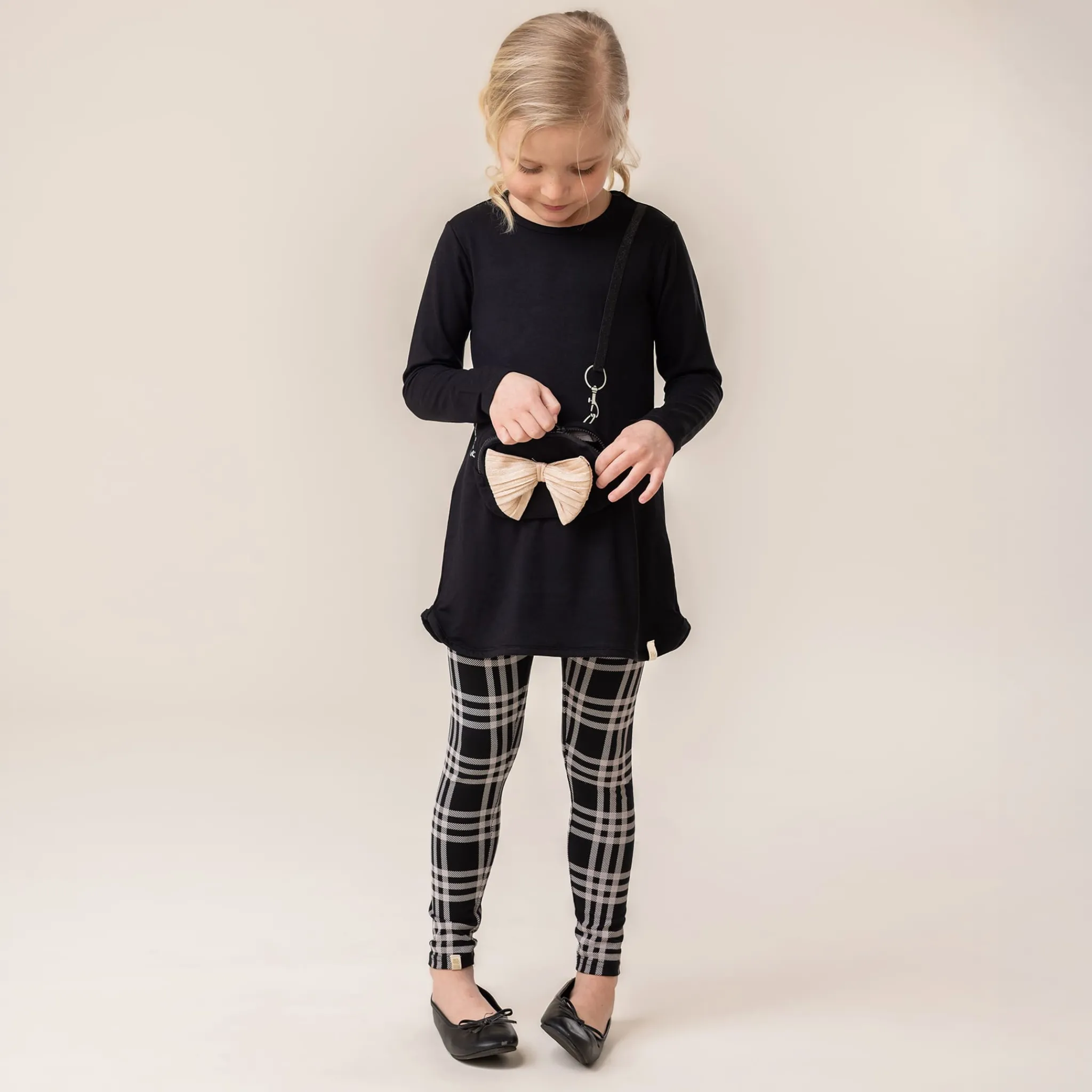Kids Nano Tops>Bow Handbag Tunic 2-12