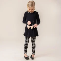 Kids Nano Leggings & Jeggings>Bow Plaid Legging 2-12