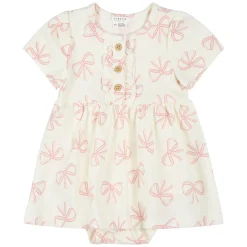 Firsts par Petit Lem Dresses, Skirts & Outfits>Bows Dress 3-24m