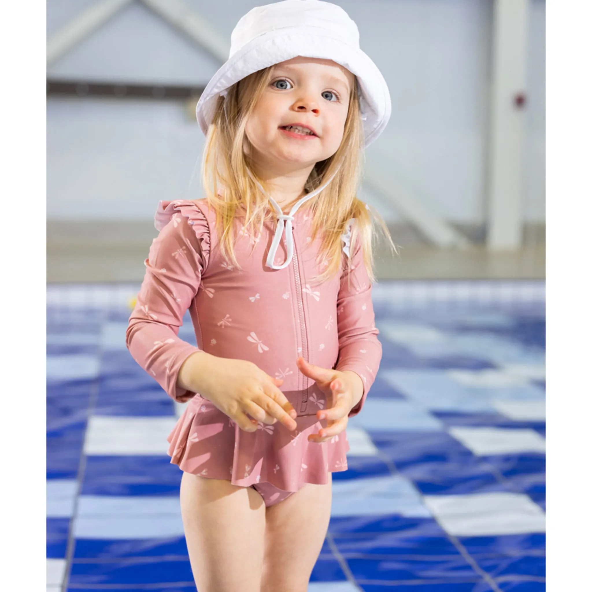 Nano Swimsuits>Bows Ls Uv Swimsuit 12-24m