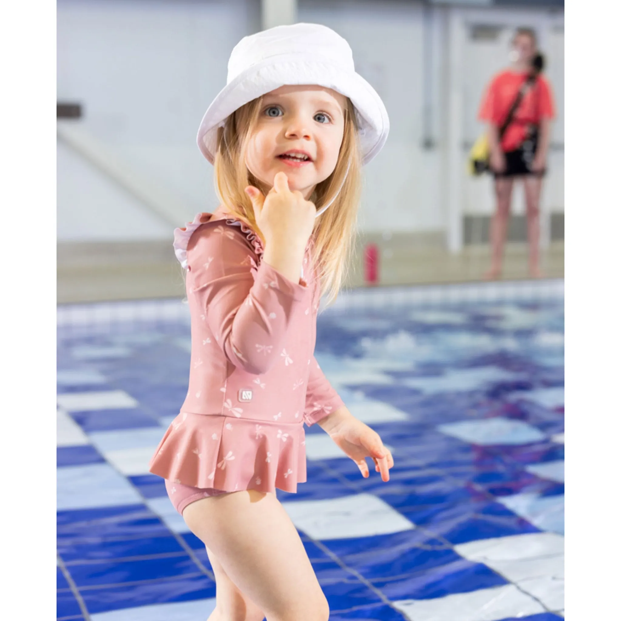 Nano Swimsuits>Bows Ls Uv Swimsuit 12-24m