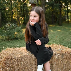 Kids Look Dresses & Rompers>Bows Romance Knit Dress 7-14