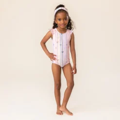 Kids Nano Swimsuits>Bows Swimsuit 2-10