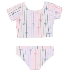 Kids Nano Bows Uv 2pc Swimsuit 3-14