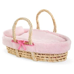 Corolle Braided Basket Pink Plush