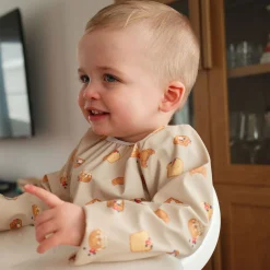 Kids Origami Breakfast Ls Bib 0-36m