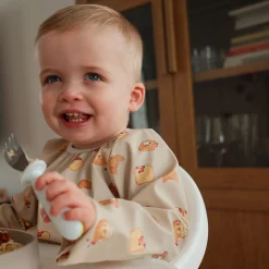 Kids Origami Breakfast Ls Bib 0-36m