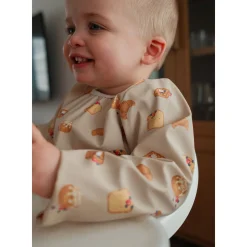 Kids Origami Breakfast Ls Bib 0-36m