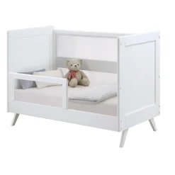 BreathableBaby Breathable™ Mesh Toddler Bed Conversion Kit for 3-in-1 Convertible Crib - White