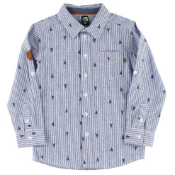 Kids/BOY Nano Tops>Breeze Striped Shirt 2-12