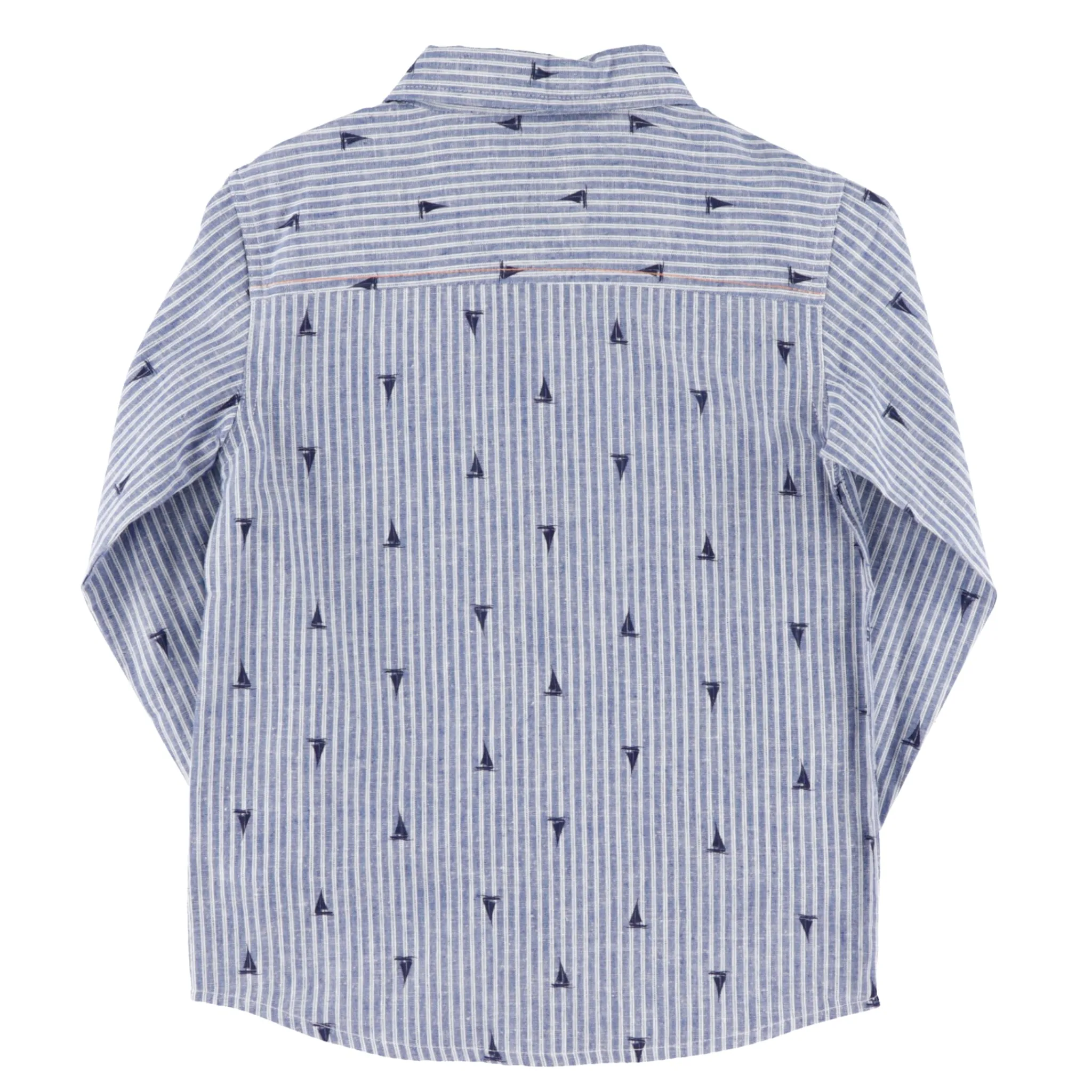 Kids/BOY Nano Tops>Breeze Striped Shirt 2-12
