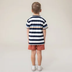Kids/BOY Nano Breeze Striped T-shirt 2-12