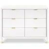 Namesake Brimsley Tambour 6-Drawer Assembled Dresser - Warm White