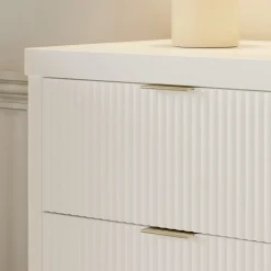 Namesake Brimsley Tambour 6-Drawer Assembled Dresser - Warm White