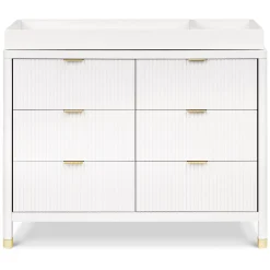 Namesake Brimsley Tambour 6-Drawer Assembled Dresser - Warm White