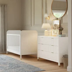 Namesake Brimsley Tambour 6-Drawer Assembled Dresser - Warm White