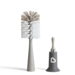 Kids Munchkin Bristle™ Bottle Brush - Grey