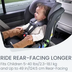 Kids Britax Poplar™ Convertible Car Seat - STONE ONYX
