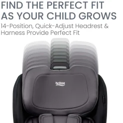 Kids Britax Poplar™ Convertible Car Seat - STONE ONYX