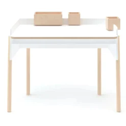 Oeuf Desk>Brooklyn Desk - White/Natural