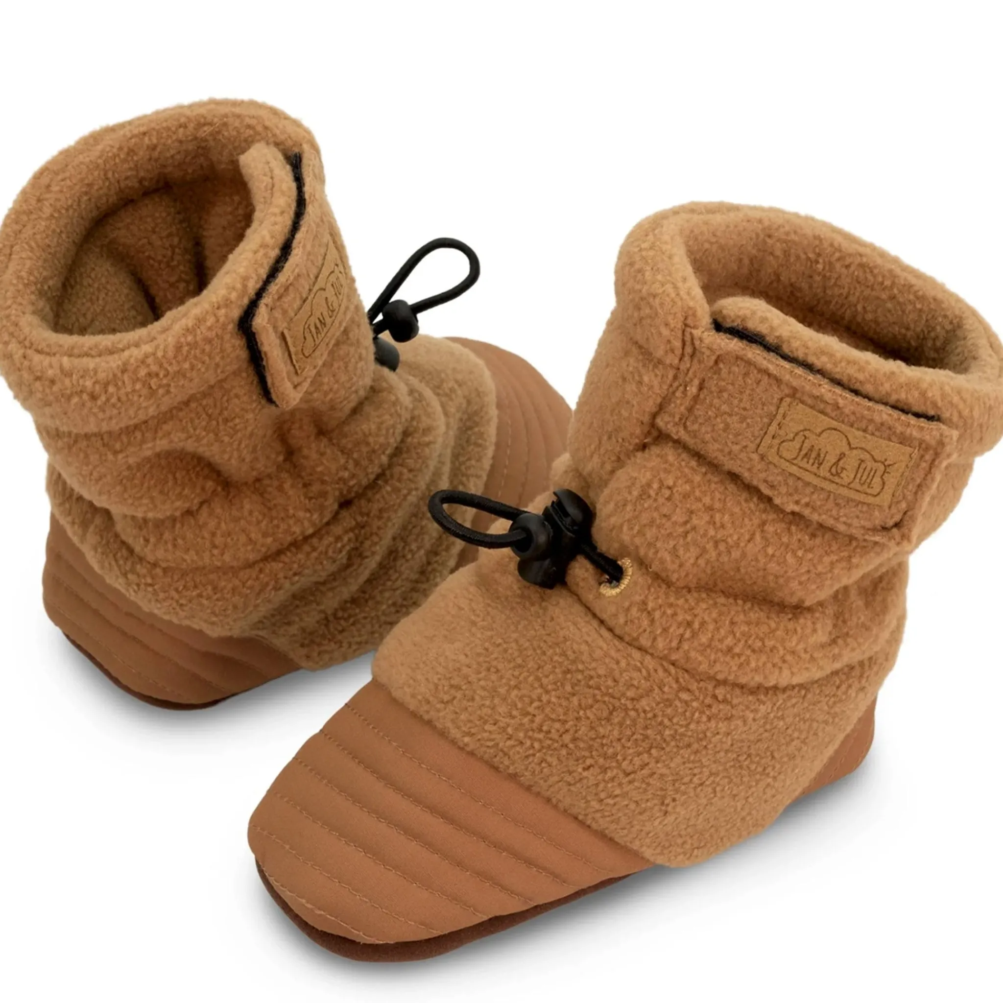 Jan n Jul Brown Bear Stay-Put Bootie