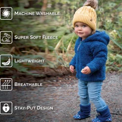 Jan n Jul Brown Bear Stay-Put Bootie