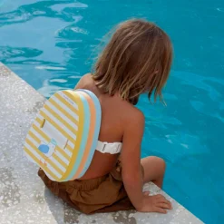 Kids Sunny life Summer Activities|Swim Vests & Floats>Bubble Back Float Sid the Seagull Mustard Stripe