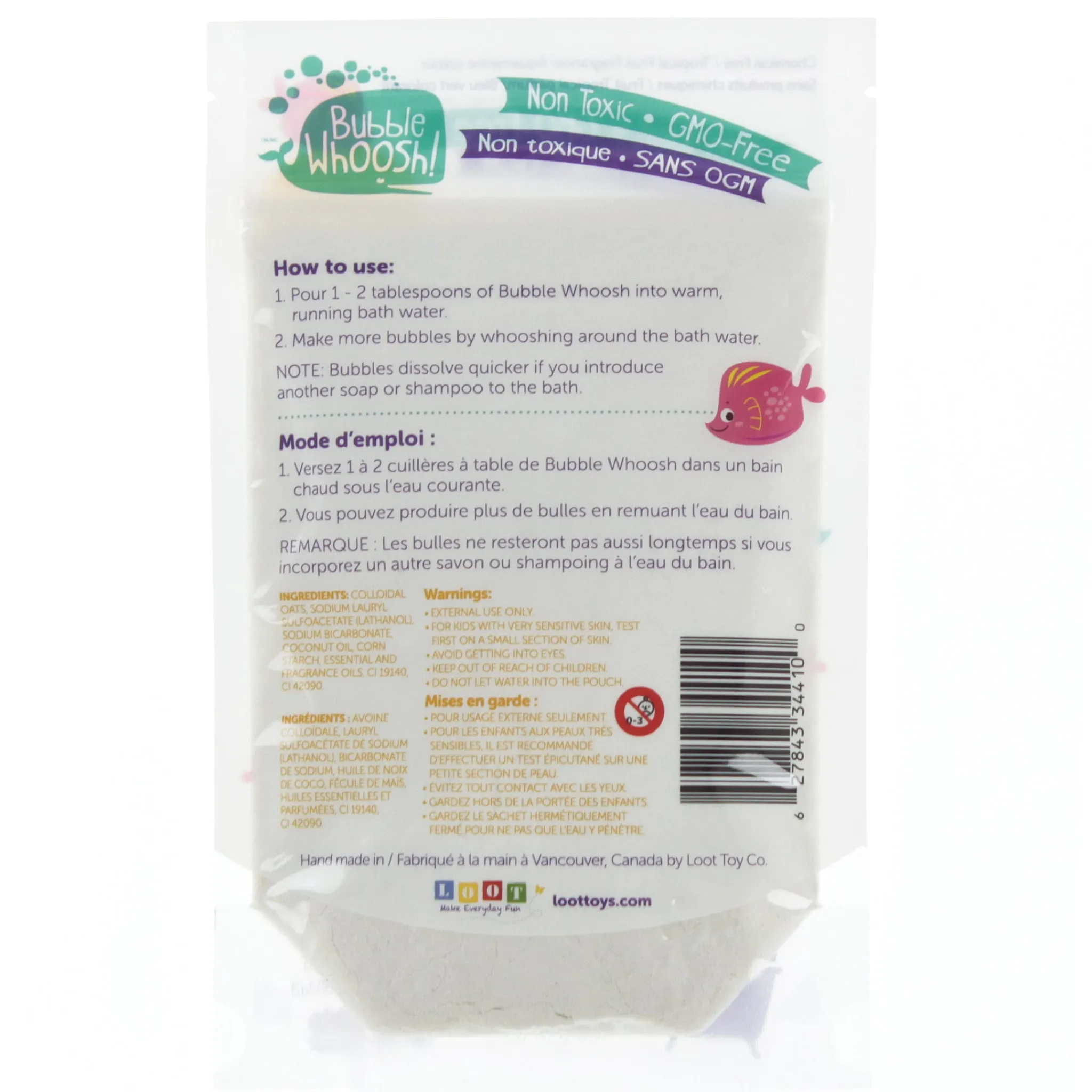 Kids Loot Bubble Whoosh Bubble Bath - Aquamarine