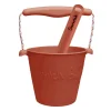 Kids Scrunch Bucket and Spade - Rust