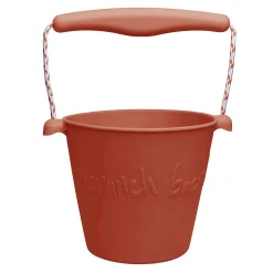 Kids Scrunch Bucket and Spade - Rust