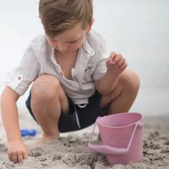Kids Scrunch Bucket and Spade - Rust
