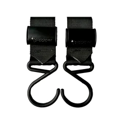 Kidco Strollers & Trailers>Buggy Hooks (2) - Black