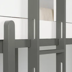 South Shore Bunk Bed - Bebble Soft Gray and White