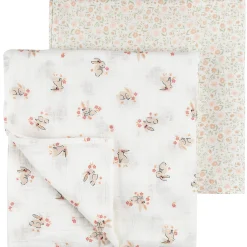 Kids Petit Lem Bunnies 2 Pieces Muslin Blankets