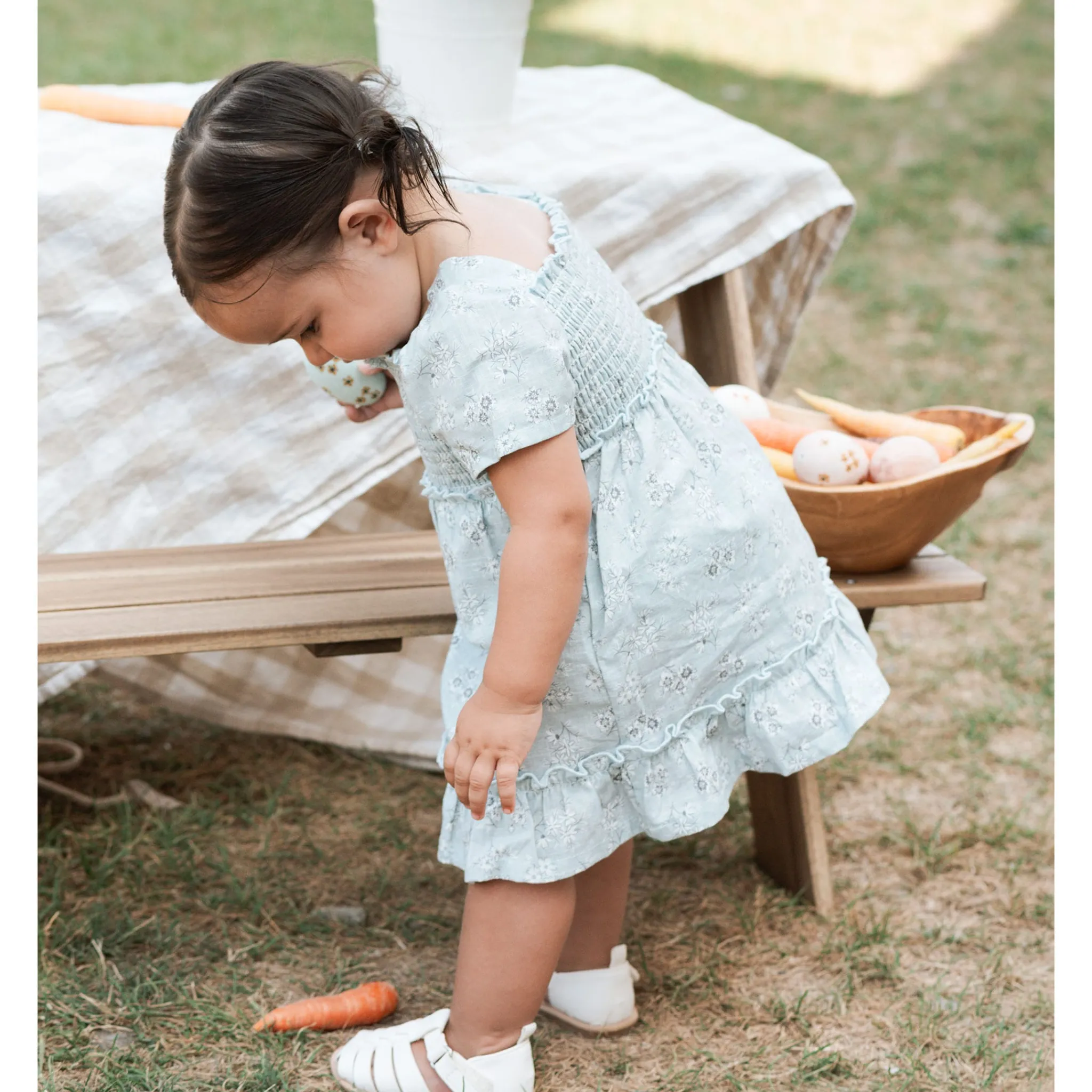 Firsts par Petit Lem Dresses, Skirts & Outfits>Bunnies Dress 3-24m