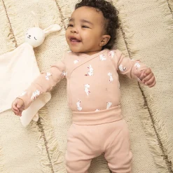 Petit Lem Bunnies Long Sleeves Bodysuit Set 0-9m