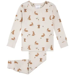 BOY Firsts par Petit Lem Bunnies 2pc Pajamas 12-24m