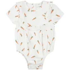 Firsts par Petit Lem Bunnies Romper 3-24m