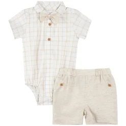 BOY Firsts par Petit Lem Tops>Bunnies Shirt Set 3-24m